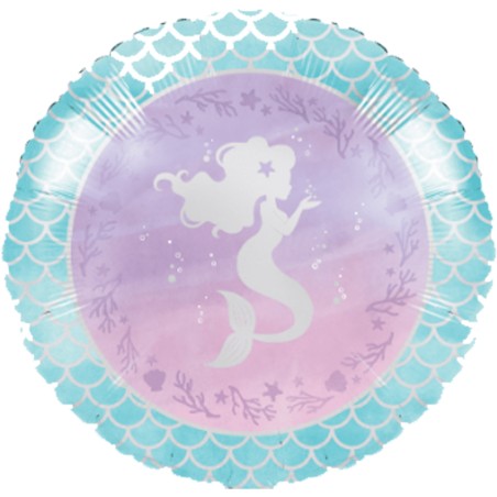 Palloncino in Foil 18" Sirena "Mermaid Shine" Sirena "Mermaid Shine"