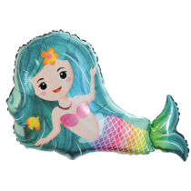 Palloncino in Foil 26" Super Shape Sirena "Mermaid" Palloncini Tema Sirena
