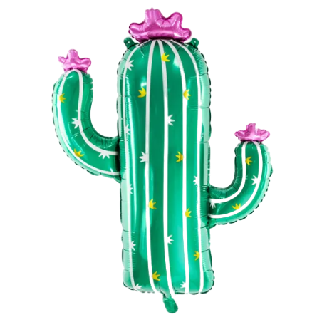 Palloncino in Foil 33" Super Shape Cactus Piante e Fiori