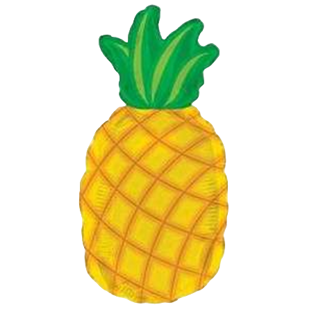 Palloncino in Foil 14" Mini Shape Ananas "Pineapple" Palloncini Tropicali