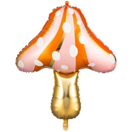 Palloncino in Foil 30" Super Shape Fungo "Mushroom" Festa Tema Autunno