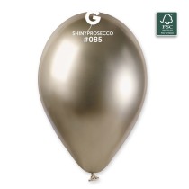 Palloncino in Lattice 13" GB120 Prosecco "Shiny Prosecco 085" 50pz Gemar Shiny "Round"