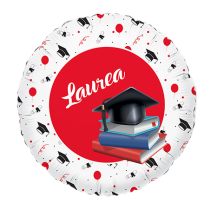 Palloncino in Foil 9" Mini Shape con Tocco e Libri "Laurea" Laurea