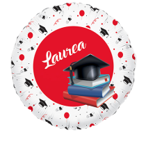Palloncino in Foil 18" con Tocco e Libri "Laurea" Laurea
