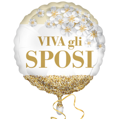 Kit con 60 palloncini dorati, bianchi e con coriandoli, per la Cresima