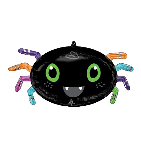 Palloncino in Foil 25" Super Shape Ragno "Halloween Spider" Palloncini Foil Halloween