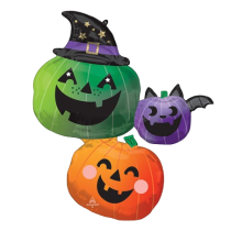 Palloncino in Foil 33" Super Shape Zucche Sovrapposte "Pumpkin Stacker" Palloncini Foil Halloween