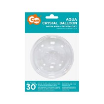 Palloncino in Elastico PVC 30" Aqua Crystal Balloon "Trasparente" Bubble Trasparenti