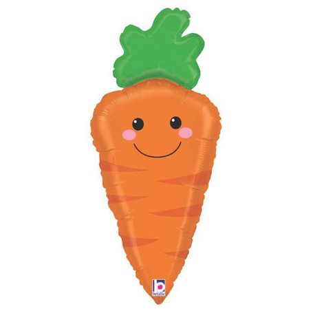 Palloncino in Foil 31" Super Shape Carota "Carrot" Natura Grabo