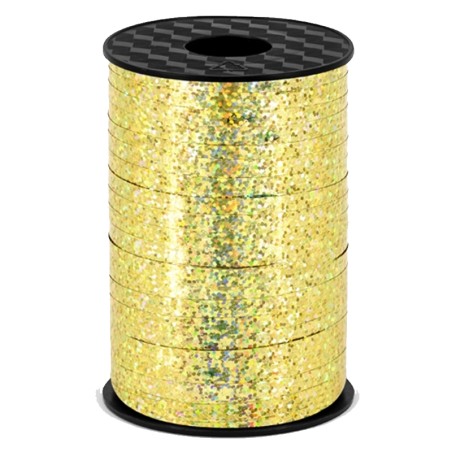 Nastrino Oro Olografico 5mm x 225mt Nastrini Metallizzati