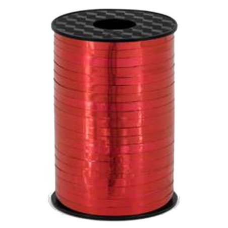 Nastrino Rosso Metallizzato 5mm x 225mt Nastrini Metallizzati