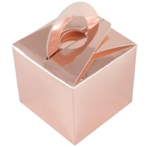 Pesetto o Scatola Regalo Rose Gold Metallizzato 10pz Pesetti Oaktree