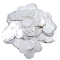 Confetti in Foil Tondi Bianco Perla Metallizzato 15gr Confetti Tondi
