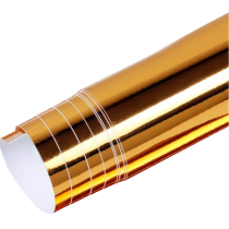 Vinile Adesivo Oro Specchio 25cmx5mt Vinile per Plotter da taglio
