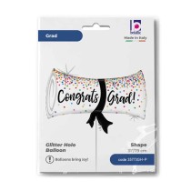 Palloncino in Foil 31" Super Shape Pergamena "Grad Diploma" Laurea Grabo
