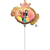 Palloncino in Foil 14" Mini Shape Cornice con Corona Principesse Disney Principesse Disney