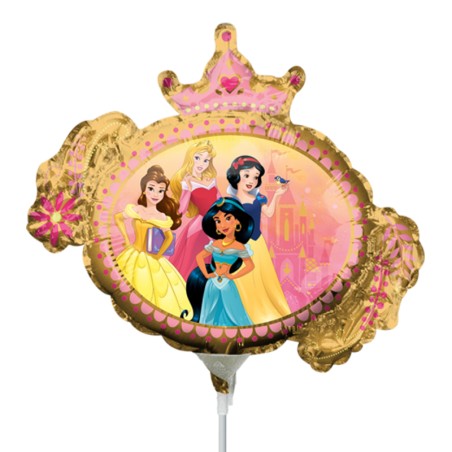 Palloncino in Foil 14" Mini Shape Cornice con Corona Principesse Disney Principesse Disney