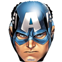 Palloncino in Foil 18" Junior Shape Testa Capitan America Avengers