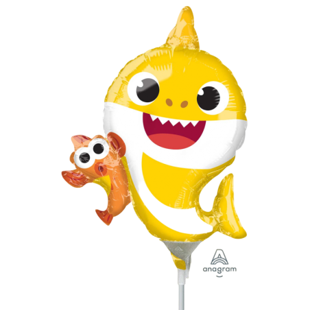 Palloncino in Foil 14" Mini Shape Baby Squalo "Baby Shark" Baby Shark