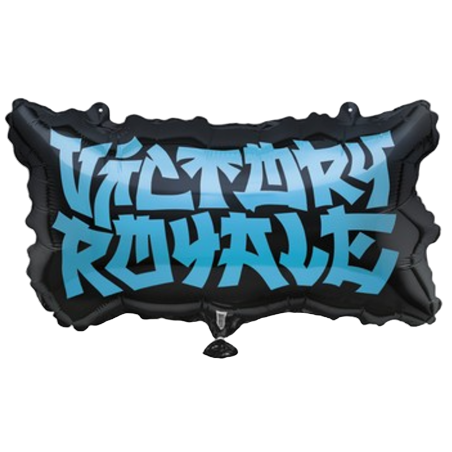 Palloncino in Foil 22" Super Shape Fortnite "Victory Royale" Fortnite "Battle Royal"