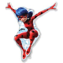 Palloncino in Foil 14" Mini Shape Ladybug "Miraculous" Ladybug "Miraculous"