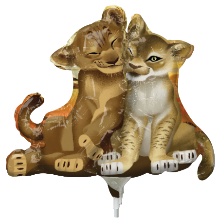 Palloncino in Foil 14" Mini Shape Re Leone "The Lion King" Re Leone