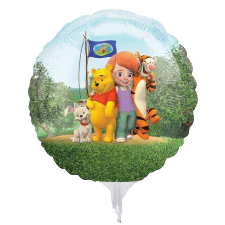 Palloncino in Foil 9" Mini Shape Winnie The Pooh & Friends Winnie the Pooh