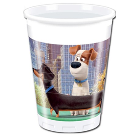 Bicchiere di Carta 266ml con Secret Life of Pets 8pz Secret Life of Pets