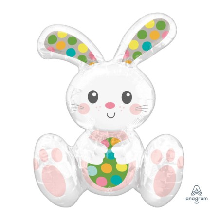 Palloncino in Foil 20" Multi-Balloons Coniglietto Pasquale "Easter Bunny" Palloncini Pasqua