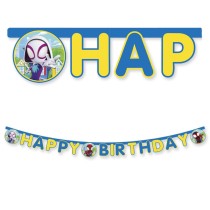 Festone Happy Birthday con Spidey & Friends 2mt Spidey & Friends