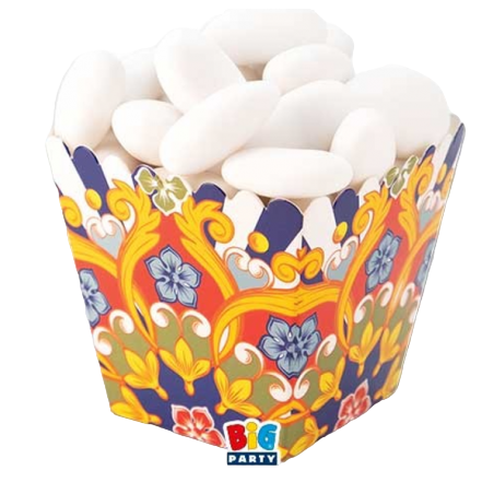 Mini Box Porta Caramelle "Sicilia" 12pz Sicilia