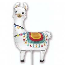 Palloncino in Foil 14" Mini Shape Lama Animali (Giungla e Bosco)
