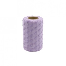 Tulle con Pois Lilla 25MT Rotolo Decorato
