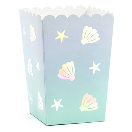 Box Porta Popcorn Narvalo "Narwhal" 6pz Balena, Delfino e Narvalo