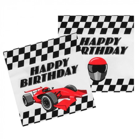 Tovagliolo di Carta 33x33cm del Grand Prix "Formula 1" 20pz Formula 1