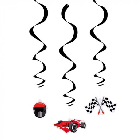 Swirl Pendenti Grand Prix "Formula 1" 3pz Formula 1