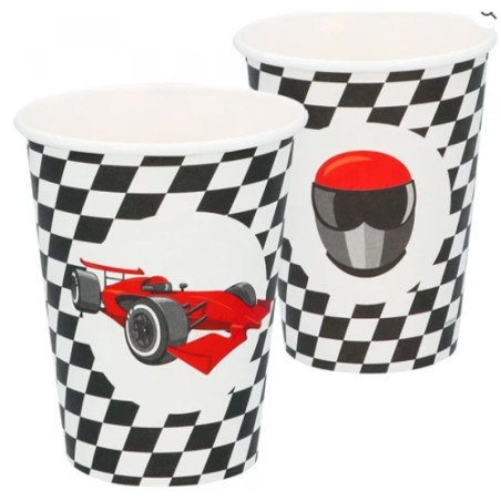 Bicchiere di Carta 210ml Grand Prix "Formula 1" 8pz Formula 1