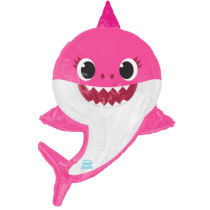 Palloncino in Foil 28" Super Shape Mamma Squalo "Mama Shark" Baby Shark