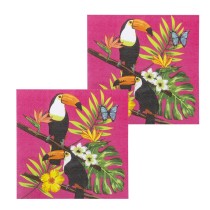 Tovagliolo di Carta 33x33cm con Tucano "Toucan" 20pz Tucano "Toucan"