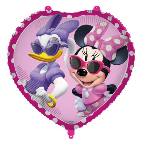 Palloncino in Foil 18" Cuore Minnie e Paperina Disney Minnie