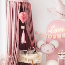 Decorazione Mongolfiera Rosa "Air Balloon Pink" Addobbi Nascita Rosa