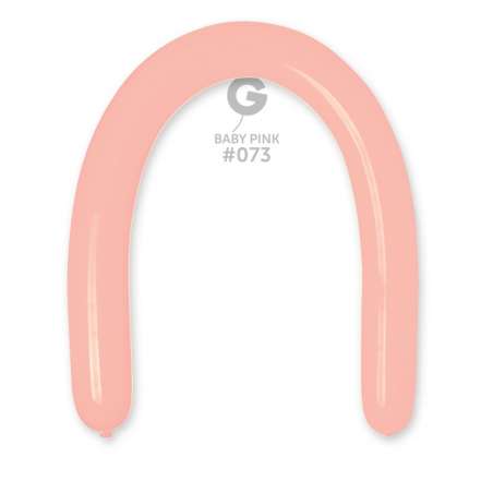 Palloncino in Lattice 3” Modellabile D6 Rosa "Baby Pink 073" 50pz Gemar Standard Modellabili 3" D6