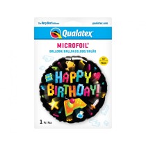 Palloncino in Foil 18" Videogiochi "Happy Birthday Gaming" Palloncini Tema Videogiochi