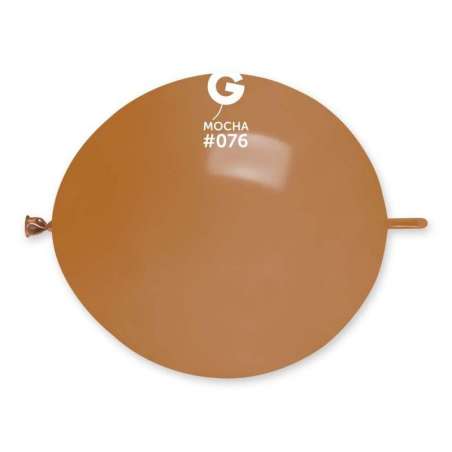 Palloncino in Lattice 13” Link GL13 Moca "Mocha 076" 50pz Gemar Standard Link 13" GL13