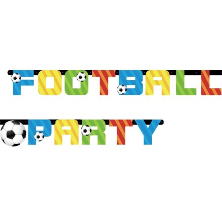 Festone Pallone da Calcio "Football Party" 1.6mt Calcio