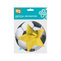 Balloon Tail decoro verticale con Pallone da Calcio 1.5mt Calcio