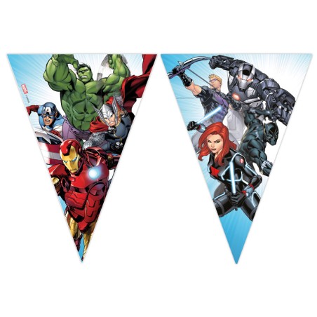 Festone Bandierina in carta con Avengers Infinity Stones 2.3mt Avengers