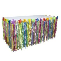 Gonnellina Girotavolo Hawaiana Multicolor 3mt Accessori Tavola Tropicali