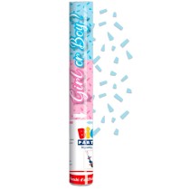 Cannon Sparacoriandoli Celeste "Gender Reveal" 30cm Sparacoriandoli Eventi