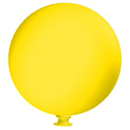Palloncino in Lattice 72" Collo Largo Giallo "Yellow 002" Palloncini 72"/180cm Collo Largo